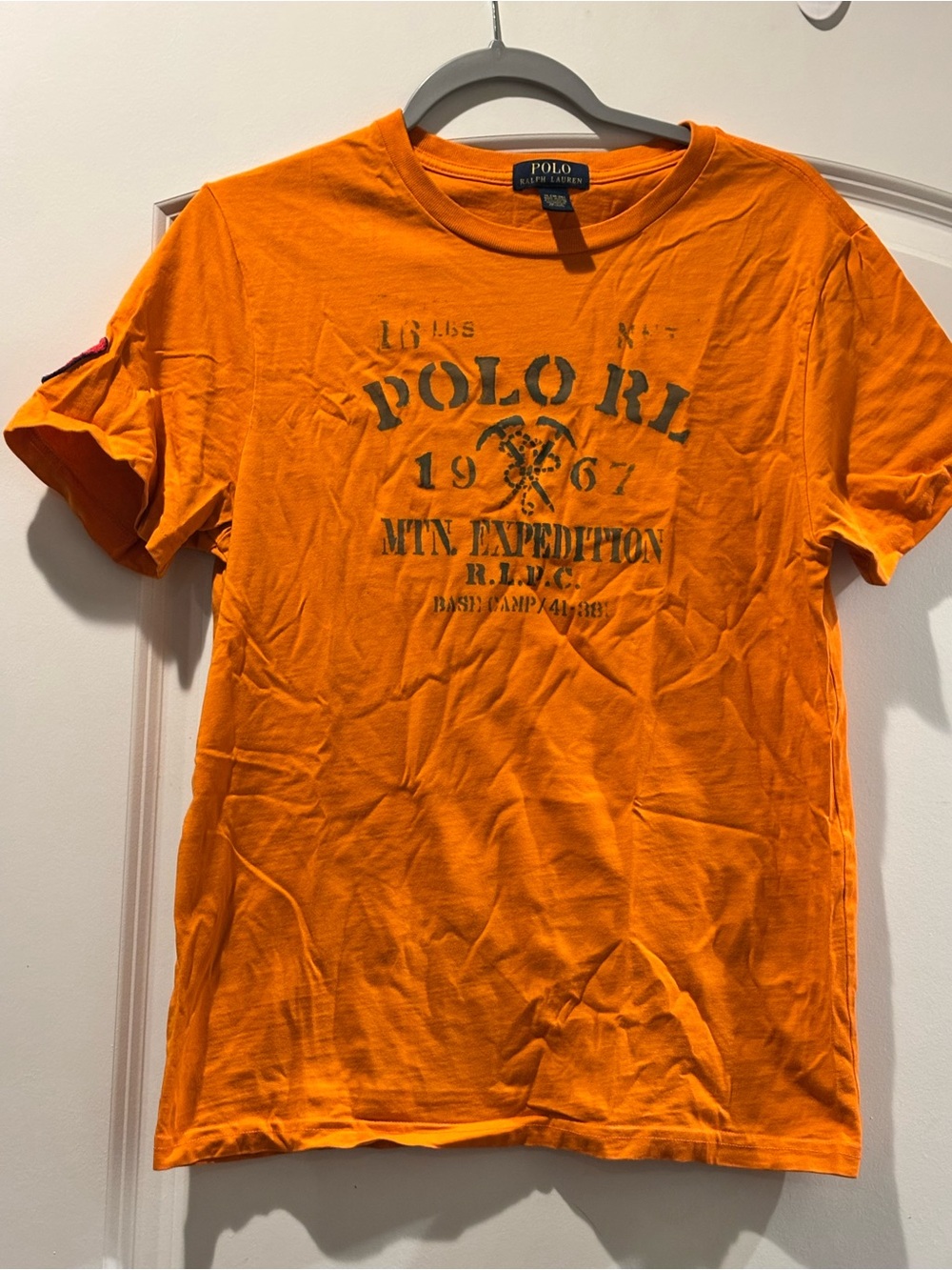 Polo by Ralph Lauren Bright Orange Graphic Tee